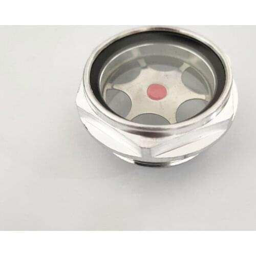 M10 M12 M14 M16 M18 M20 M22 M24 M26 M27 M30 M33 Male Aluminum Alloy Oil Level Sight Glass Window Hex For Air Compressor