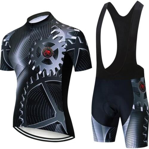 2019 new TELEYI Pro Cycling Jersey Set Maillot Ropa Ciclismo Racing Bicycle Clothing Man Mountain Bike Clothes Cycling Set