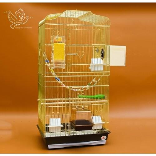 New Large Luxury Parrot Cage Xuan Feng Peony Myna Breeding Cage Tiger Bird houses outdoor Cage Villa Bird House Metal Material