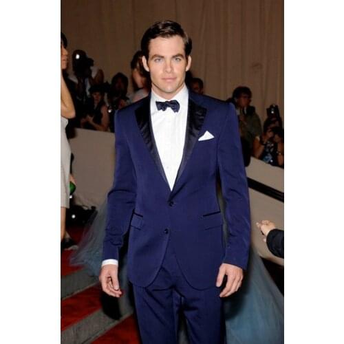 Latest Coat Pant Designs Navy Blue Wedding Suits Slim Fit Skinny 2 Piece Custom Blazer Formal Men Suit Groom Tuxedo Masculino 98