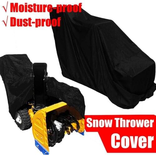 Outdoor Snow Thrower Cover Snow Blower Protection Cover 153*84*115/64CM Windproof Anti-UV Furtinure Cover