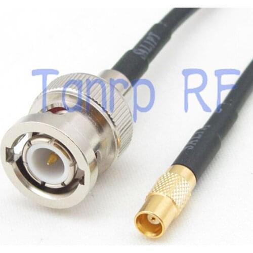 6in MCX female jack to BNC male plug RF connector adapter 15CM Pigtail coaxial jumper RG174 extension cord cable