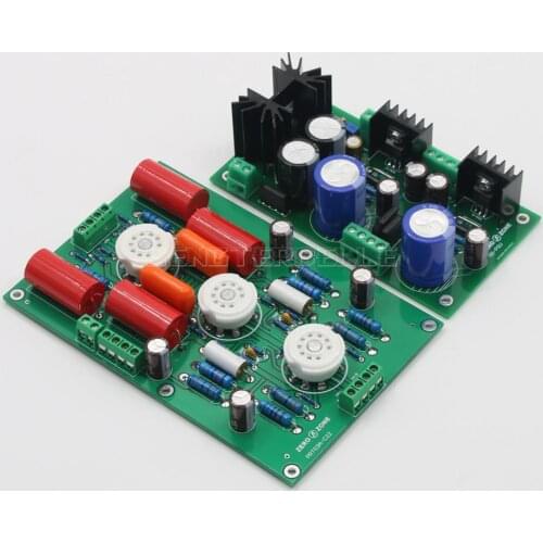 PRT03A Tube Preamplifier Board+Ground Grid GG Dual High Voltage Regulator Power Supply Board