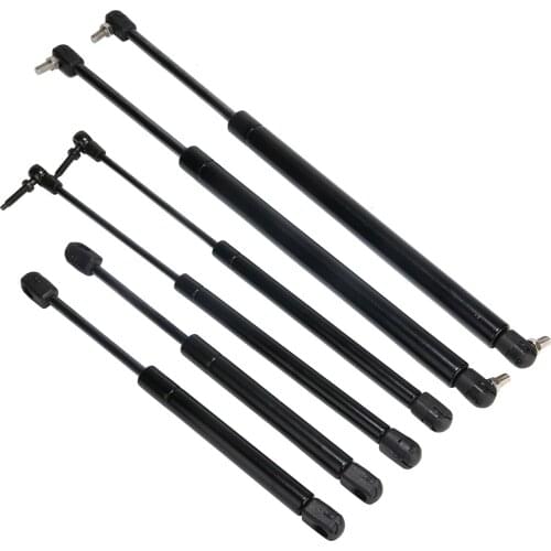 For Jeep Grand Cherokee 199-2004 6Pcs Strut Bars For Front Bonnet Tailgate Rear Window Lift Support