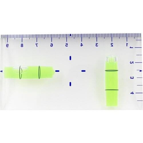 HACCURY High Precision Bubble Level Transparent Two Directions Submit Levels Square Column Spirit Level Size 95*51*13mm