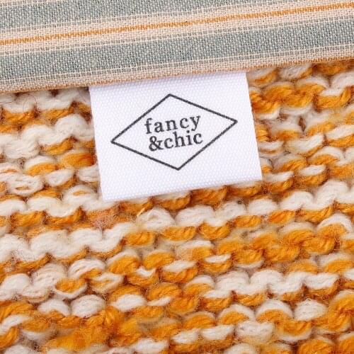 Custom Fabric Labels, 100% Cotton Colorfast, Washable, Uncut, for Handmade Items, Crafts and Gifts(MD2054)