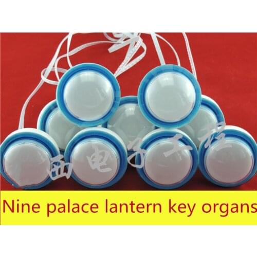 Nine palace lamp password lock Room Escape room prop Game Ninth palace lamp Key unlock with free 60kg electromagnetic lock
