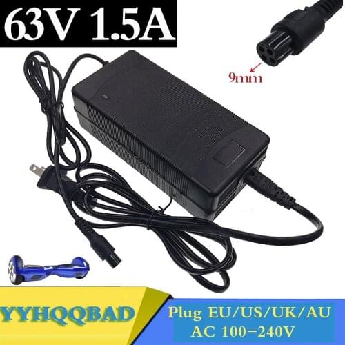 Output 63V 1.5A Charger Battery Supply for Xiaomi Ninebot Ninebot Mini Pro Xiaomi Smart Scooter Ninebot Skateboard Accessories