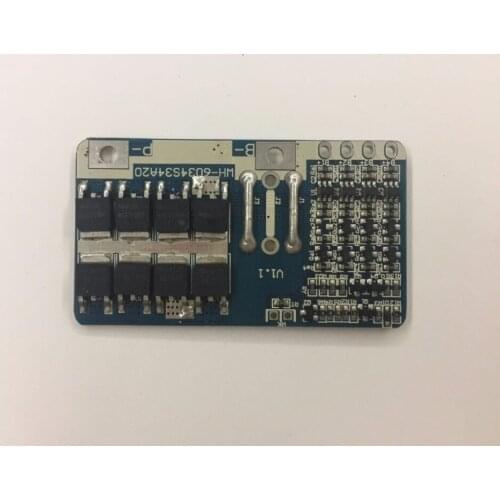 14.4V 20A LiFePo4 18650 BMS 4S PCM Lithium Iron Phosphate Battery Protection Board Li-ion Cell Charge Discharge Protect Module