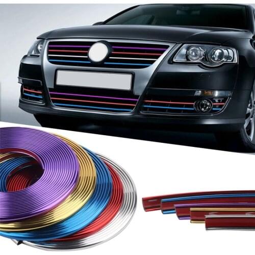 Car Tire Rim Plated Strip Protection Decal Stickers For Peugeot 307 206 308 407 207 3008 406 208 508 301 2008 408 5008