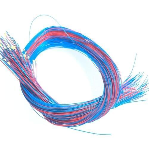 0603 SMD Model Train HO N OO Scale Pre-soldered Micro Litz Wired LED Leads Wires 20cm For Ho Train Building