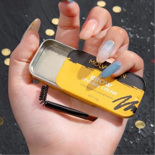 1Pcs Eyebrow Styling Cream Nude Makeup Colorless Transparent Eyebrow Cream Lasting Styling Eyebrow Gel Eyebrow Wax