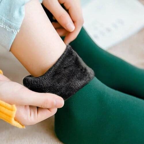 6 pairs/lot women socks Winter warm socks male thick Snow Sox Boots Floor Sleeping Sock Black red green beige dropshipping