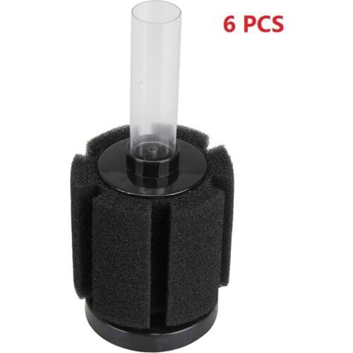 6pcs 11cmx12cm Aquarium Filter Fish Air Pump Skimmer Biochemical Sponge Filter Aquarium Filtration Filter