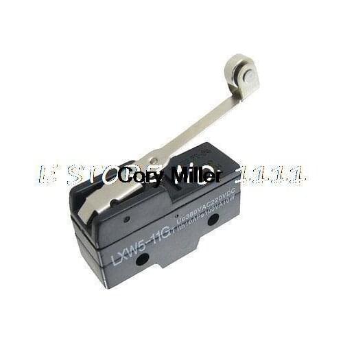 AC 380V DC 220V 3 Screw Terminal Hinge Lever Acuator Micro Limit Switch LXW5-11G