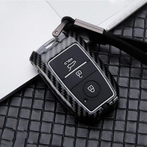 Zinc alloy+Silicone Car Remote Key Case Cover For KIA Rio Sportage 4 2018 2019 Ceed Optima Sorento cerato K2 K3 K5 Accessories