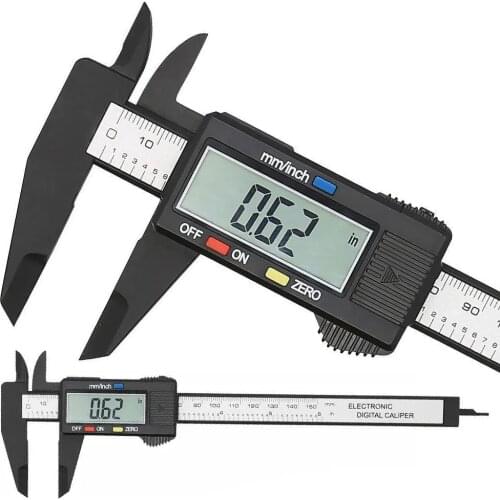 Digital Electronic Vernier Caliper 150mm Tattoo Eyebrow Ruler Measuring Tool 6 Inch LCD Microblading Micrometer Measurement Tool