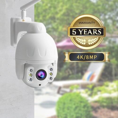 IP camera 8mp 4k/1080P Wifi Camera Outdoor camera color night vision Wifi PTZ Security Speed Dome Camera 360 camera cctv camera
