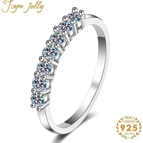 JoyceJelly Trendy Women Jewelry for Wedding New 925 Sterling Silver Ring Fine Engagement Party Gifts Hot Selling Wholeale 2020