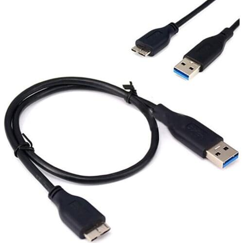 45cm USB 3.0 Data Cable Cord for Digital WD My Book External Mobile Hard Disk Drive Data Cable