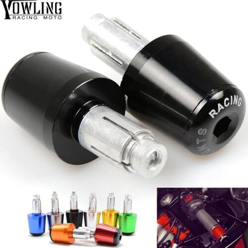 7/8'' 22 mm CNC motorcycle handlebar Counterweight grips ends for SUZUKI GSXS GSX-S GSXR GSX-R GSR GSF GSX 600 750 1000 1300