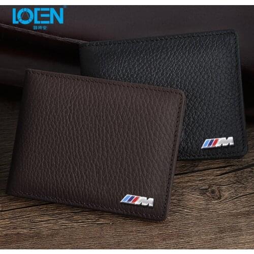 Leather Car Driving Documents Auto Driver License Credit Card Bag Case Cover Holder Purse Wallet For BMW E46 All style