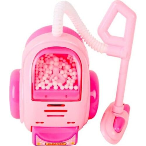 Mini Kids Toy Classic Toys Pretend Play Home Appliances Furniture Pink Dollhouse Toys--Miniature Electric Vacuum Cleaner