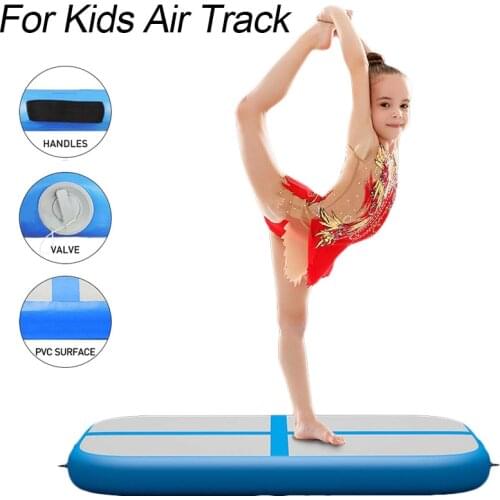 100x60x10cm Air Track Inflatable Gymnastics Mat Tumbling Gym Yoga Floor Cheerleading Training Mattress for Kids Home/Park/Beach