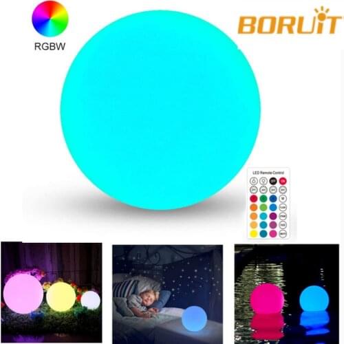 Floating Pool Lights RGB Color Changing LED Ball Lights IP67 Waterproof Replaceable Button Cell Hot Tub Night Lights Pool Toys