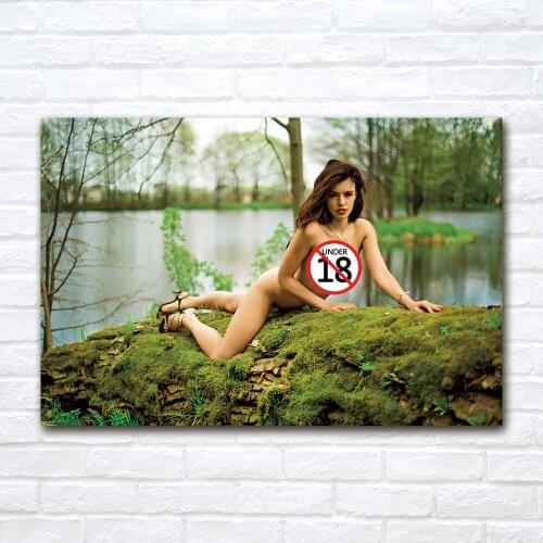 Sexy Model Hot Girl Wallpaper Wall Art Posters HD Canvas Cloth Fabric Print Painting for Living Room Home Decor