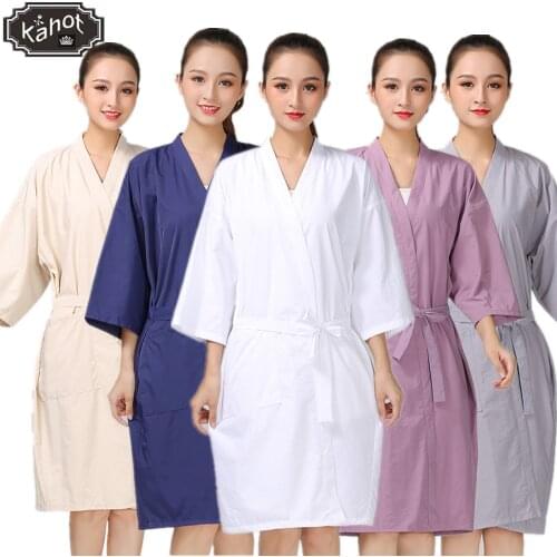 Professional Salon Upscale Stylist Cosmetology Hairdressing Robes Beauty SPA Customer Service,Home Dress, Nightgown