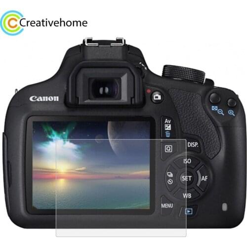 PULUZ For Canon 1200D Screen Protector 0.3mm 2.5D Curved 9H Hardness Tempered Glass Screen Protector for Canon 1300D Glass Film