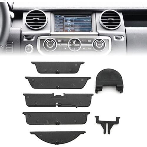 7Pcs Car Front A/C Air Conditioning Vent Outlet Tab Clip Repair Kits For Land Rover Discovery 3 4 LR3 LR4