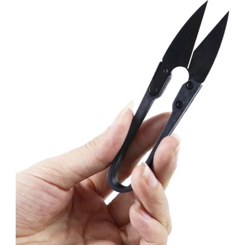 Handicraft Retro Scissors sewing scissors fashion black Stainless Steel Tailor Scissor For Needlework
