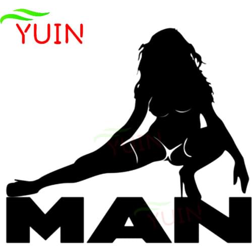 Men and Girls Sexy Car Stickers Notebook Fashion Decoration Accessories Motorcycle High-quality Waterproof Cover Scratch Decal