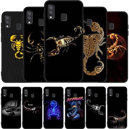 Scorpion Black Phone Case For Samsung Galaxy A71 A51 A41 A31 A20E A10 A20 A40 A50 A70 M30S M20 A7 A8 A9 2018