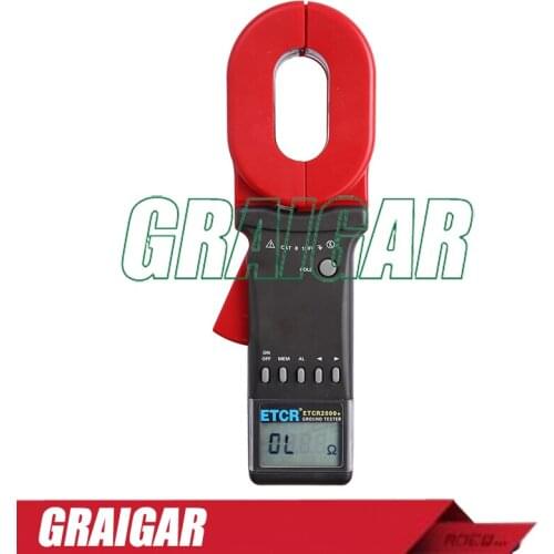 ETCR2000+ Clamp Earth Resistance Tester Fast Shipping