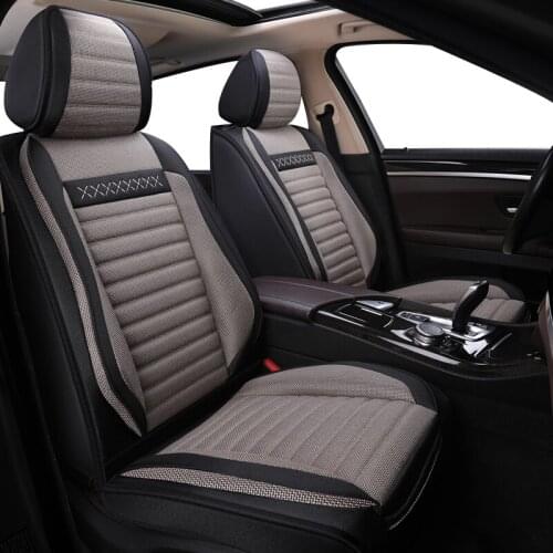 ZHOUSHENGLEE Universal Flax Car Seat covers for Buick Excelle GL6 Enclave null VELITE 5 envision Encore GL8 Verano Park Avenue
