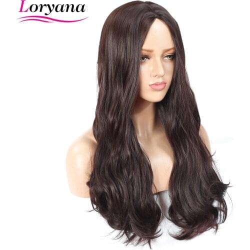 Loryana Hair Long Body Wave Black 4# Color Available Wigs For Women Synthetic Hair High Temperature Fiber wigs