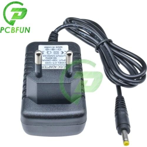 1pcs 12V 2A EU DC Power Adapter 4.0*1.7 Monitor Regulation Charger Adaptor Power Supply Charger Adapter for LED Light Strips
