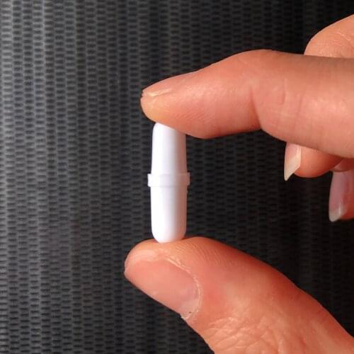 10pcs Automatic Self Stirring Magnetic Mug Capsule Cylindrical Magnetic Stirring Rod Non-Corroding Smart Mixer Thermal Cup