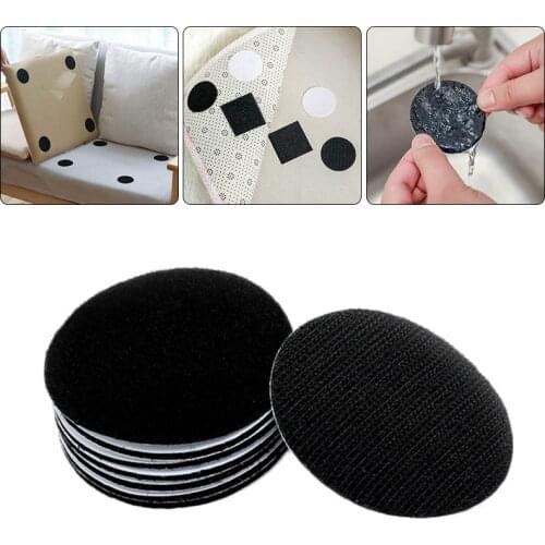 10Pcs/set Super Strong Self Non-marking Back Rubber Sofa Holder Sheet Fixed Sticky Carpet Gripping Stickers Anti Slip Accessory