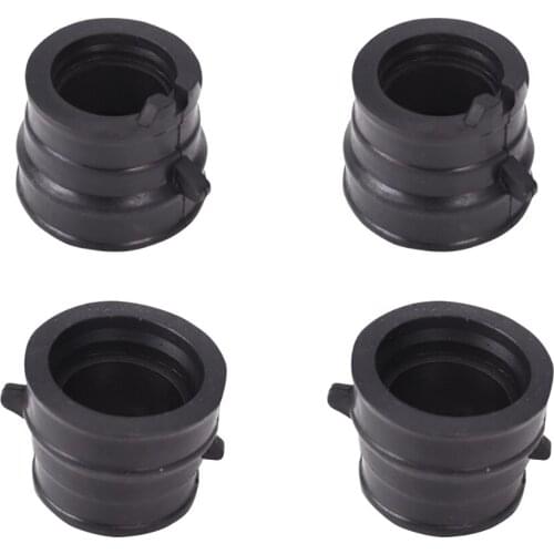 4PCS Carburetor Intake Manifold Outlet interface Connector Glue For Honda CBR250 MC14 MC17 MC19 MC22 CB400 CB-1 CB400SF