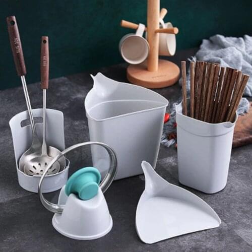 5Pcs Pan Pot Cover Lid Rack Stand Multifunction Spoon Holder Stove Organizer Racks Soup Spoon Rests Kitchen Storage Holder Tool
