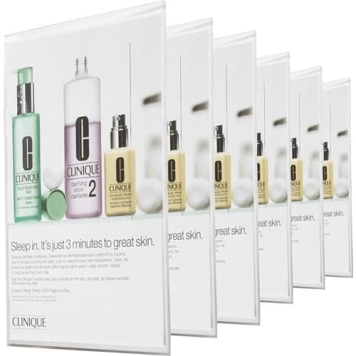 A4 A3 A5 Acrylic Clear Advertisement Display Stand Sign Holder High Quality Picture Paper Menu Photo Frame