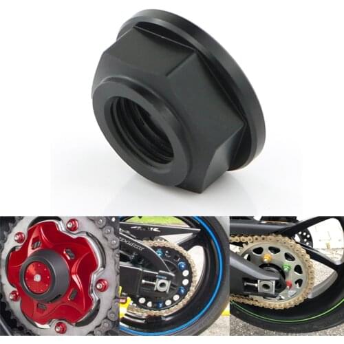 CNC Rear Sprocket Wheel Axle Nuts M10*1.25 6 Pcs T6-7075 Aluminum For Ducati Multistrada 1000 1100 620 Scrambler