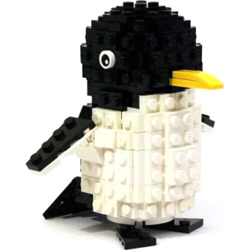 Baby Penguin MOC Building Block Classic Creative Series, Childrens Puzzle Toy Gift, Animal Model Building Block