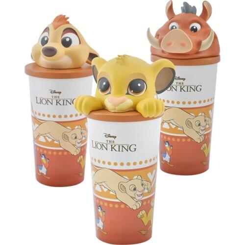 Disney The Lion King Figure Cup Toys Simba Anime Movie The Lion King Popcorn Barrel Simba Bag for Children Birthday Gifts