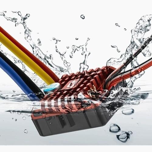 Hobbywing QuicRun WP Crawler Brushed 80A Electronic Speed Controller Waterproof ESC With LED Program box for 1:10 1/8 rc car