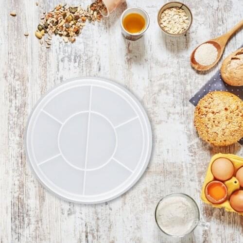 Innovative DIY Crystal Epoxy Mold for Food Fruit Plate Dessert Storage Tray Silicone Resin Flexible Reusable Mold